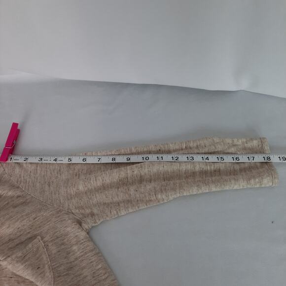 Athleta Newport Henley Tunic Heathered Beige Texture Relaxed Fit - Picture 12 of 12